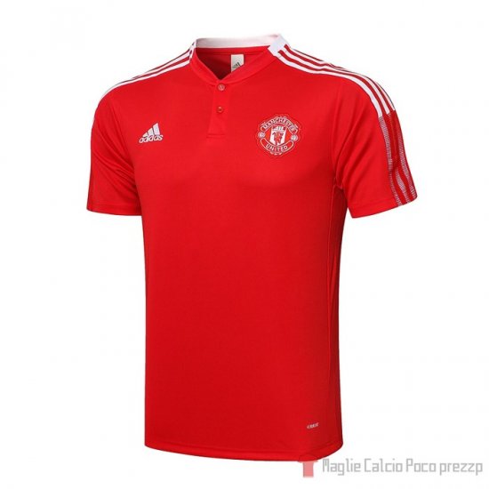 Maglia Polo Del Manchester United 2021-2022 Rojo - Clicca l'immagine per chiudere