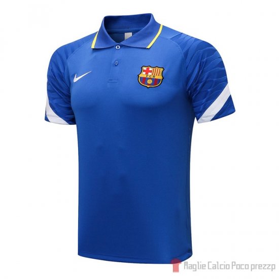 Maglia Polo Barcellona 2021-22 Blu - Clicca l'immagine per chiudere