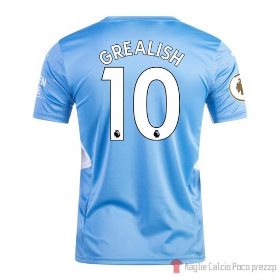 Maglia Manchester City Giocatore Grealish Home 21-22 - Clicca l'immagine per chiudere